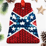 sequin confederate flag Ornament (Bell)