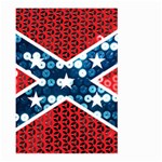 sequin confederate flag Large Garden Flag (Two Sides)