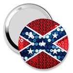 sequin confederate flag 3  Handbag Mirror