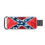 sequin confederate flag Portable USB Flash (One Side)