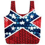 sequin confederate flag Full Print Recycle Bag (XL)