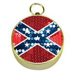 sequin confederate flag Gold Compass