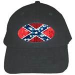 sequin confederate flag Black Cap