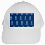 glitter tardis White Cap