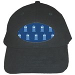 glitter tardis Black Cap