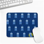 glitter tardis Small Mousepad