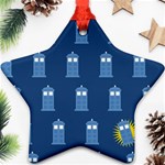 glitter tardis Ornament (Star)