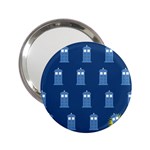 glitter tardis 2.25  Handbag Mirror