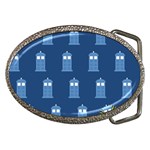 glitter tardis Belt Buckle