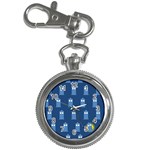 glitter tardis Key Chain Watch