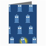 glitter tardis Greeting Card