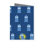 glitter tardis Mini Greeting Cards (Pkg of 8)