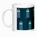 glitter tardis Night Luminous Mug