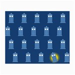 glitter tardis Small Glasses Cloth