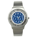 glitter tardis Stainless Steel Watch