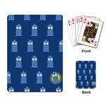 glitter tardis Playing Cards Single Design