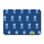 glitter tardis Small Doormat