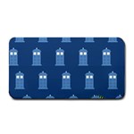 glitter tardis Medium Bar Mat