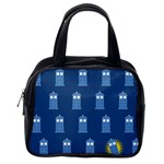 glitter tardis Classic Handbag (One Side)