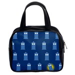 glitter tardis Classic Handbag (Two Sides)