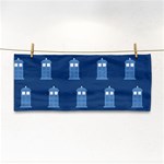 glitter tardis Hand Towel