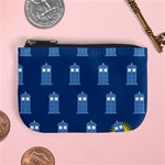 glitter tardis Mini Coin Purse