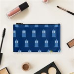 glitter tardis Cosmetic Bag (Small)