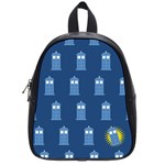 glitter tardis School Bag (Small)