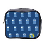 glitter tardis Mini Toiletries Bag (Two Sides)