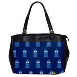 glitter tardis Oversize Office Handbag