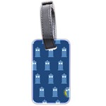 glitter tardis Luggage Tag (two sides)