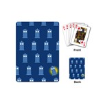 glitter tardis Playing Cards (Mini)