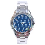 glitter tardis Stainless Steel Analogue Watch