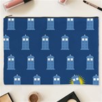 glitter tardis Cosmetic Bag (XXXL)