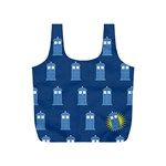 glitter tardis Full Print Recycle Bag (S)