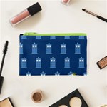 glitter tardis Cosmetic Bag (XS)