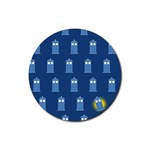 Tardis Doctor Who Rubber Coaster (Round)