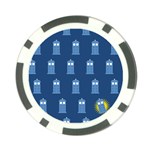 Tardis Doctor Who Poker Chip Card Guard