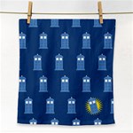 Tardis Doctor Who Face Towel