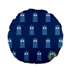 Tardis Doctor Who Standard 15  Premium Round Cushion 