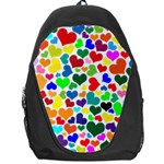 Valentine Rainbow Hearts Backpack Bag