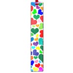 Valentine Rainbow Hearts Large Book Mark