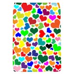 Valentine Rainbow Hearts Removable Flap Cover (S)