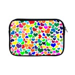 Valentine Rainbow Hearts Apple iPad Mini Zipper Case