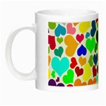 Valentine Rainbow Hearts Night Luminous Mug