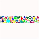 Valentine Rainbow Hearts Small Bar Mat