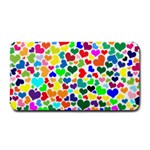 Valentine Rainbow Hearts Medium Bar Mat