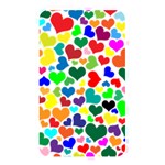 Valentine Rainbow Hearts Memory Card Reader (Rectangular)