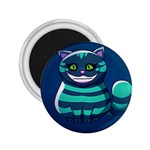 blue Cheshire Cat 2.25  Magnet