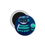 blue Cheshire Cat 1.75  Magnet